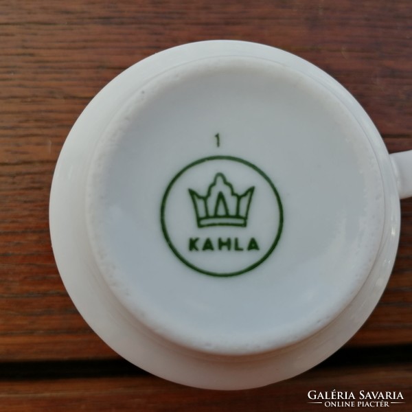 Kahla német porcelán teás, kávés készlet