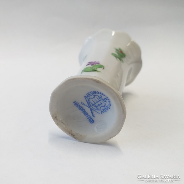 Herendi Virágos Mini Porcelán Váza 6.5 cm