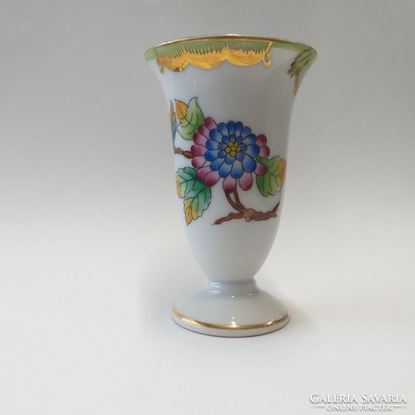 Herendi Viktória Mini Porcelán Váza 6 cm