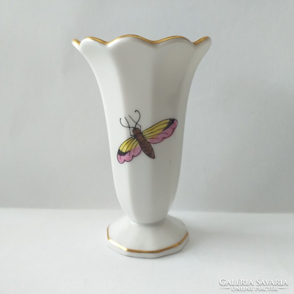 Herend rothschild mini porcelain vase 6.5 Cm