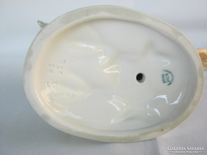 Royal Dux porcelán nagy méretű fácán
