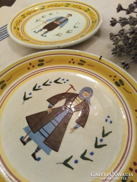 Folk motif - Greek decorative plates / 2 pcs.