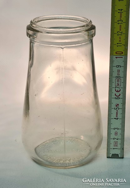 "Gschwindt R.T. Konzervgyára Nagykőrös" kis joghurtos, mustáros üveg (1687)