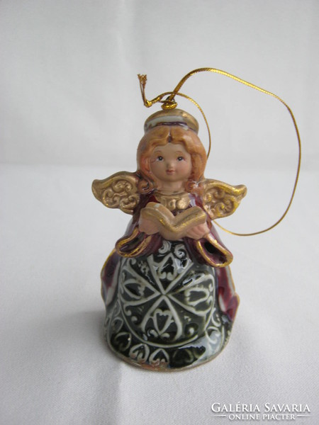 Ceramic bell angel