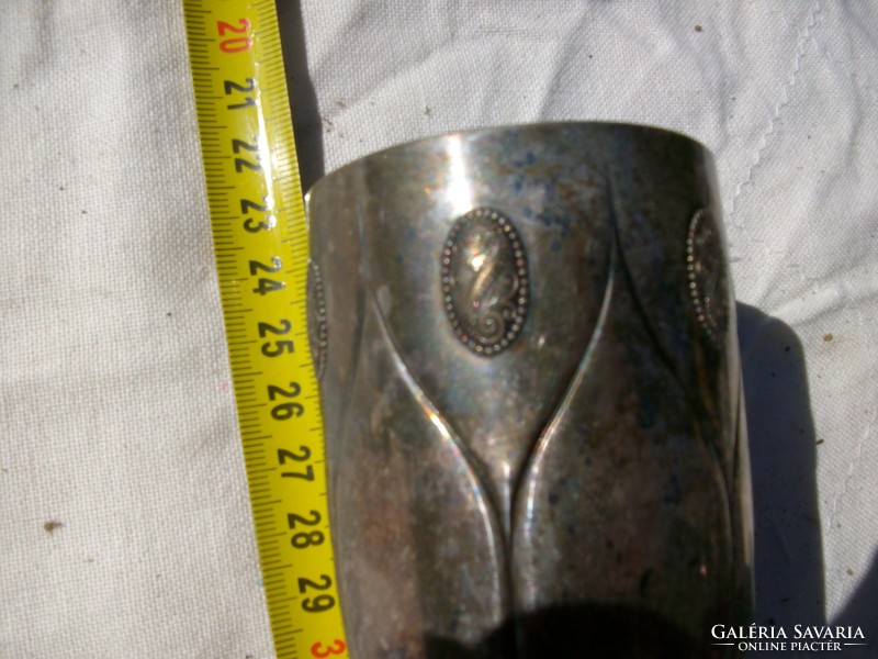 Silver-plated, objects, goblet