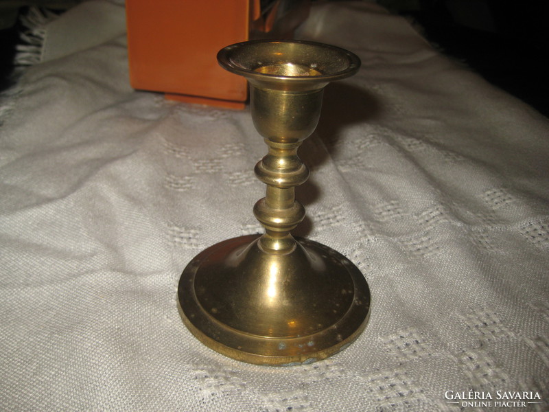 Copper candle holder 7.7 x 10 cm