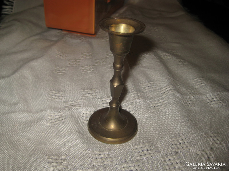 Copper candle holder 4.7 x 10 cm