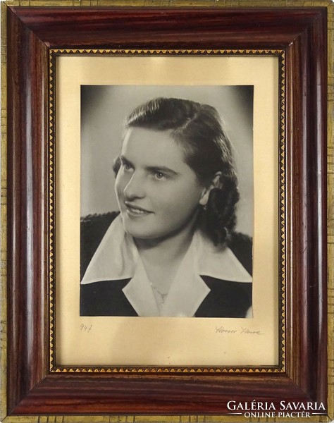 1E140 Kocsis Ilona régi női portré fotográfia 1947