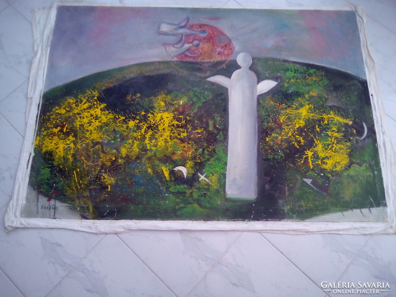 Bakányi gyula painting 90 x 130 cm