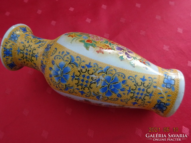 Japán porcelán váza, magassága 20 cm. Vanneki!
