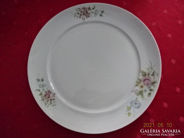 Great Plain porcelain, round meat bowl with spring floral pattern, diameter 28 cm. He has!