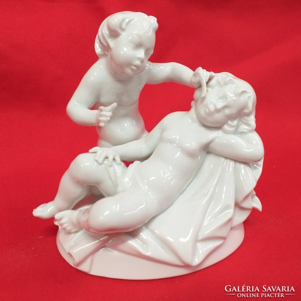 German, Germany Rosenthal putto, child figural sculpture, porcelain figure. G. Opel. 13 Cm
