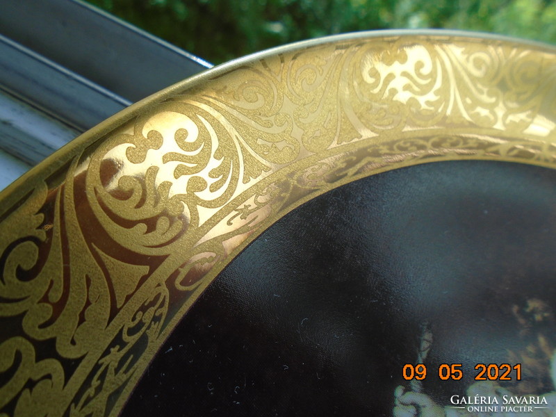 Bradex 22K arannyal,számozott tányér " II Lajos Bajor Király" G.Schachingen festménye nyomán