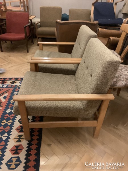 Pair of 50-year-old retro armchairs
