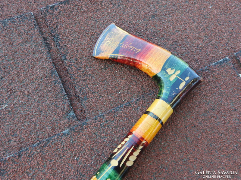Bratislava - folk - hand-made - painted - decorated with copper finish