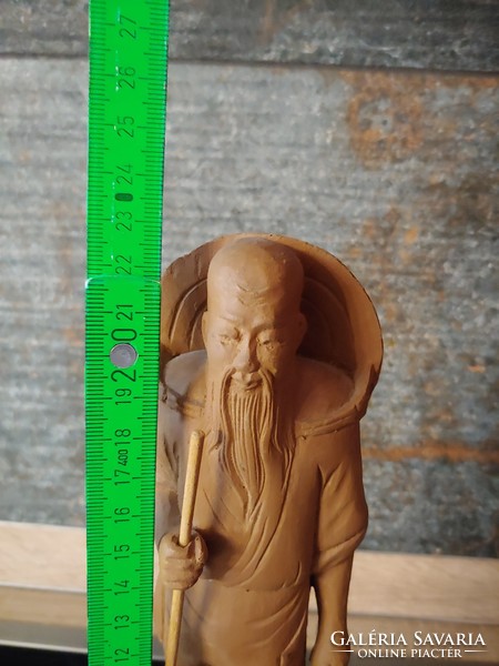 Tibeti szerzetes 23 cm szobor ritkaság