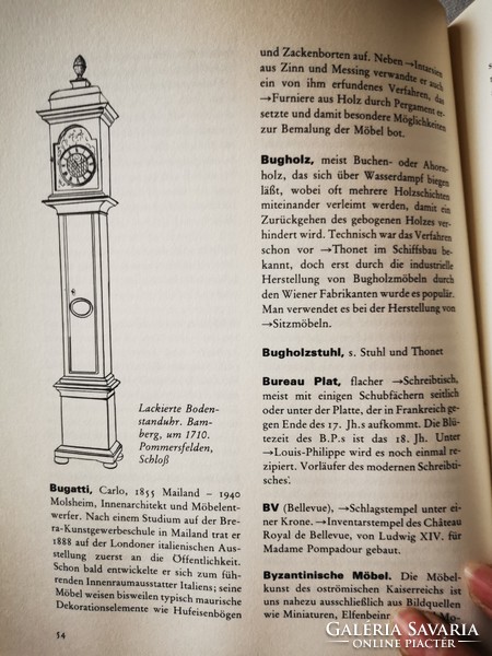 Bruckmann's Möbel bútor lexikon német nyelvű