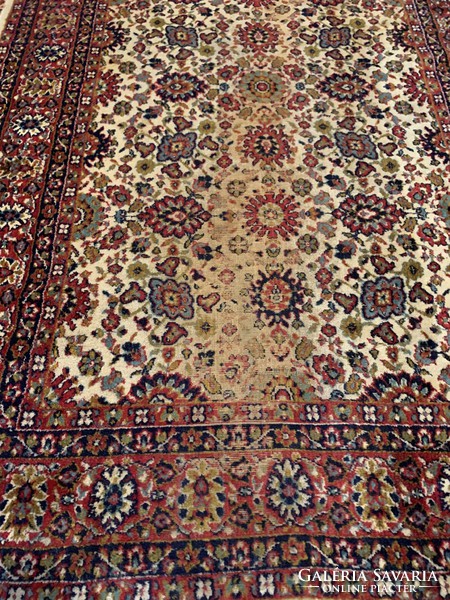 Wool is worn but beautiful: antique tabriz rug 6m2