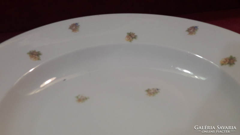 Nagy kör porcelán kínáló tányér, tál