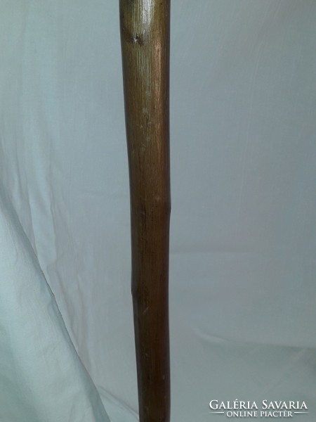 Vintage akah brand marked military folding walking chair marked hunter scout hiking walking stick