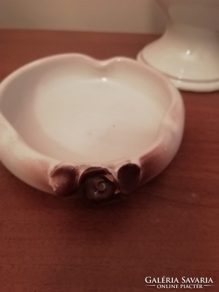 Retro ceramic flowerpot with included ashtray