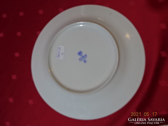 Lowland porcelain, small plate with a checkered edge, diameter 20 cm. He has!