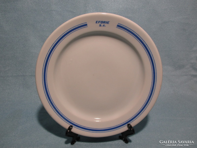 Small plate with blue stripe eforie s.A.