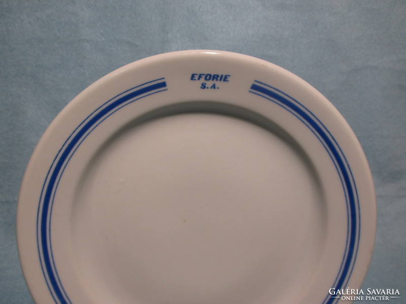 Small plate with blue stripe eforie s.A.