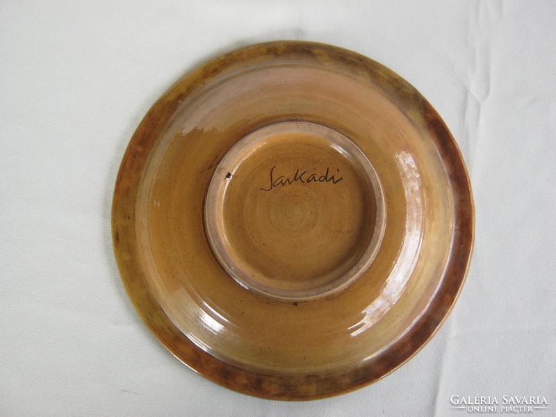 Sarkadi ceramic wall bowl