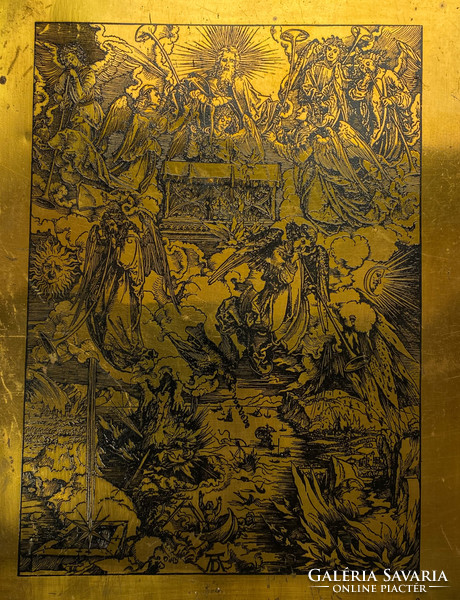 Dürer,Apokalipszis könyvéből két rézlemez nyomat!