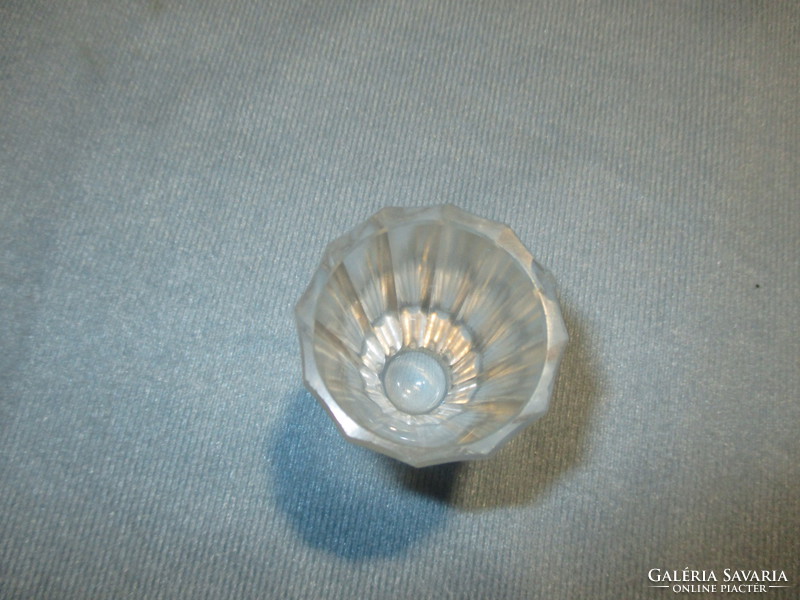Régi üveg pálinkás pohár
