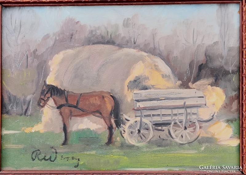 Fk/080 - rudnay with sign - horse carriage
