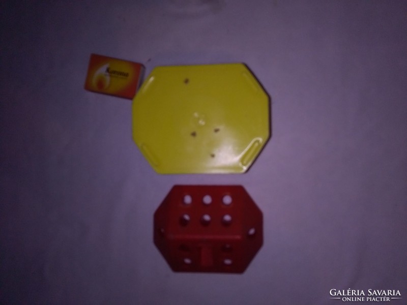 Retro tolltartó házikó - tejkaramellás doboz