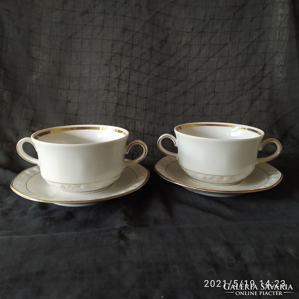 Winterling röslau bavaria soup cups with saucers