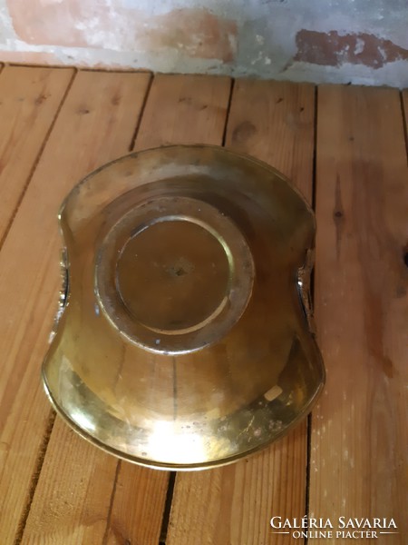 Copper serving basket