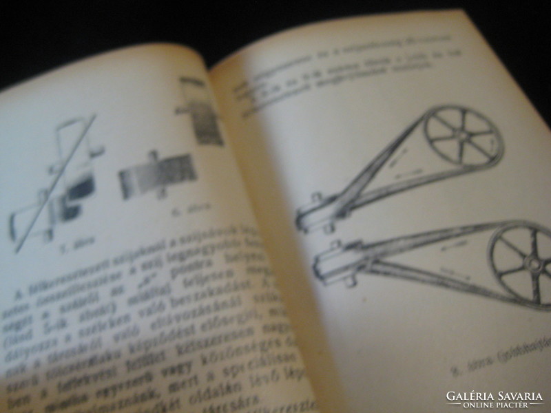 A géphajtó  szíjak  és szíjhajtások  műszaki ismertetője  1927 -ből