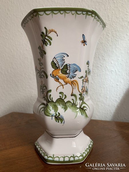 French faience vase
