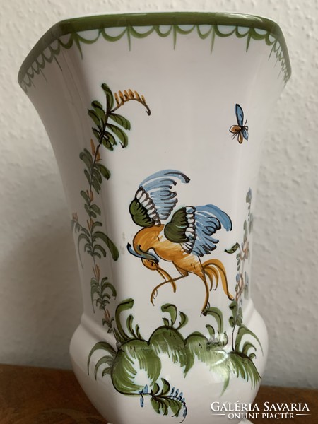 French faience vase