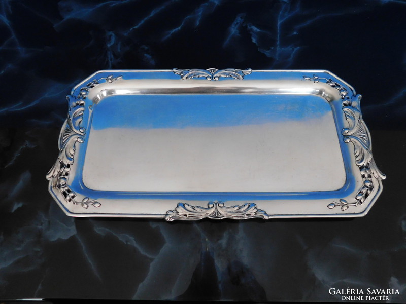 Art Nouveau silver tray 640 g