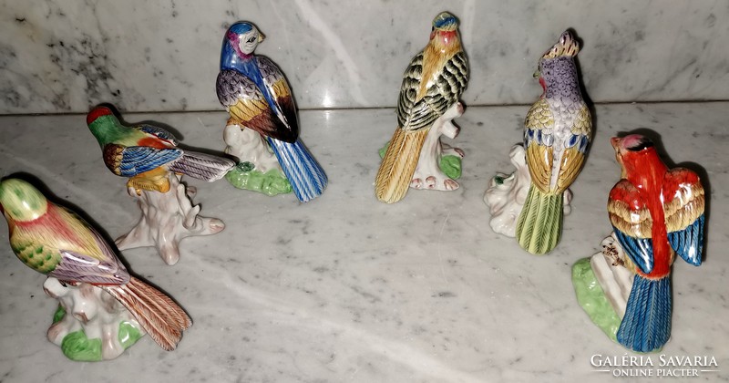 Porcelán madár figurák