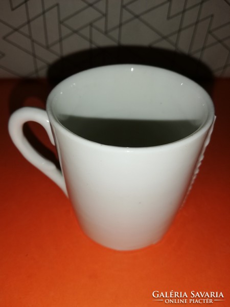 Régi, pasztikus díszítésű kávés  csésze