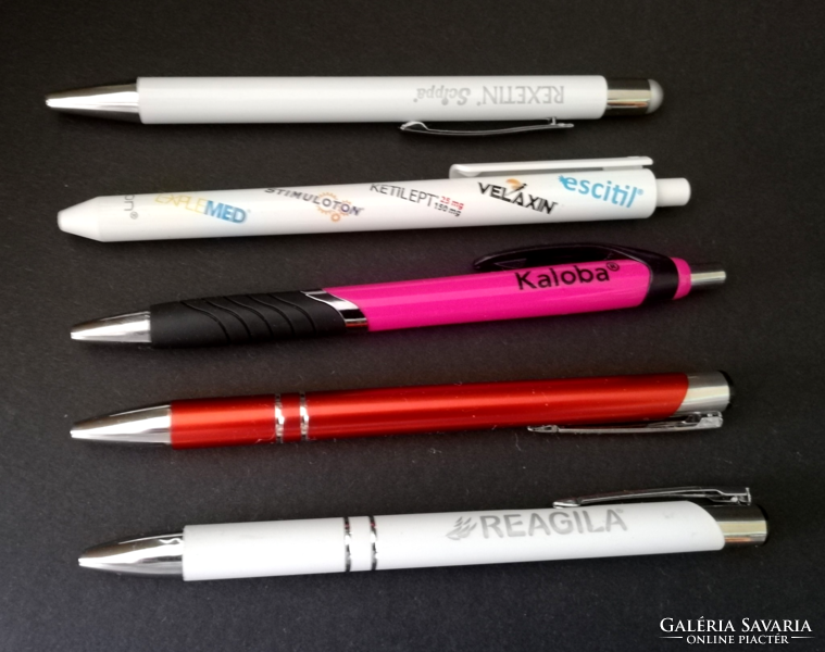 5 ballpoint pens