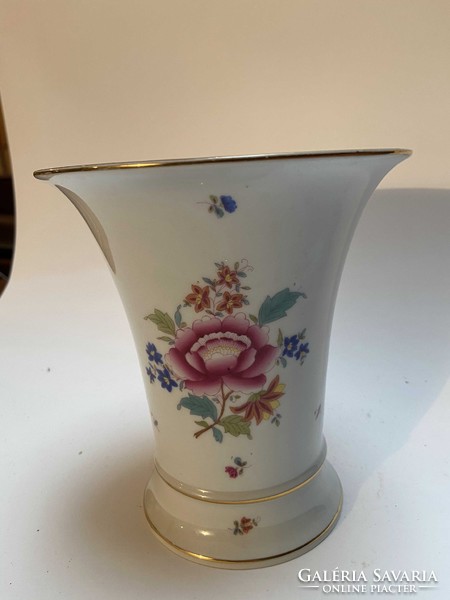 Herend vase, bouquet pattern, 17 cm