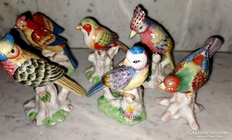 Porcelán madár figurák