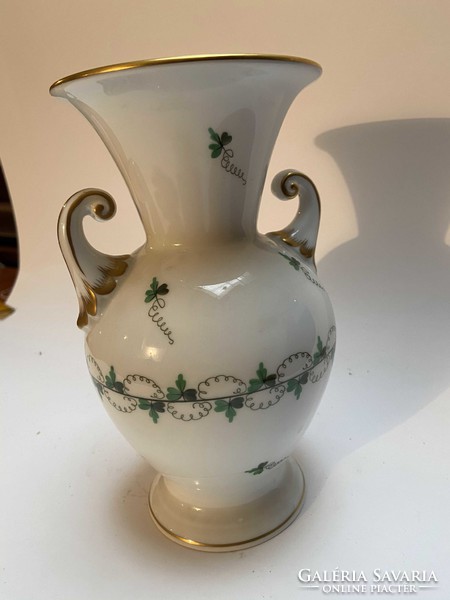 Herendi váza, Petrezselyem mintás, 20 cm