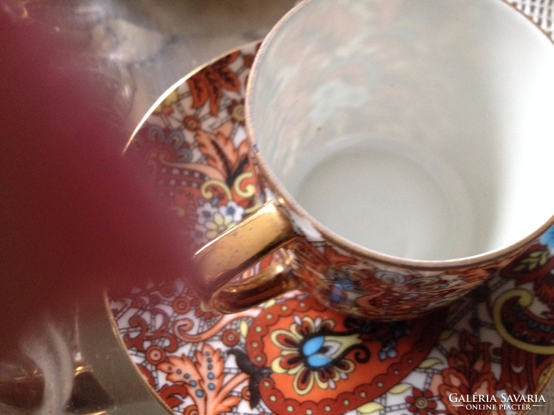 Antique coffee cups - with a rare oriental pattern, breath is delicious