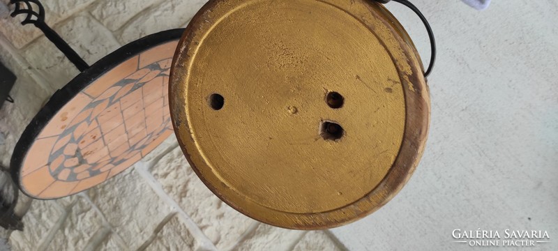 Antik különleges Szobros asztali lámpa.Mitológia Görög, Római kivàló kidolgozott.Militaria ! Videó i