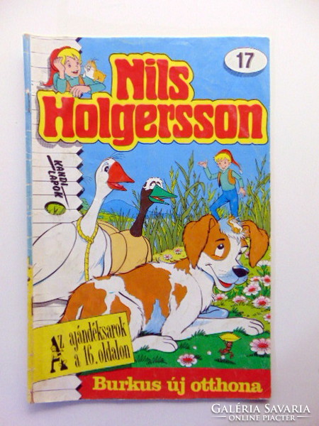 1989  /  Nils Holgerson  /  SZÜLETÉSNAPRA! Eredeti, régi képregény:-) Ssz.:  18100