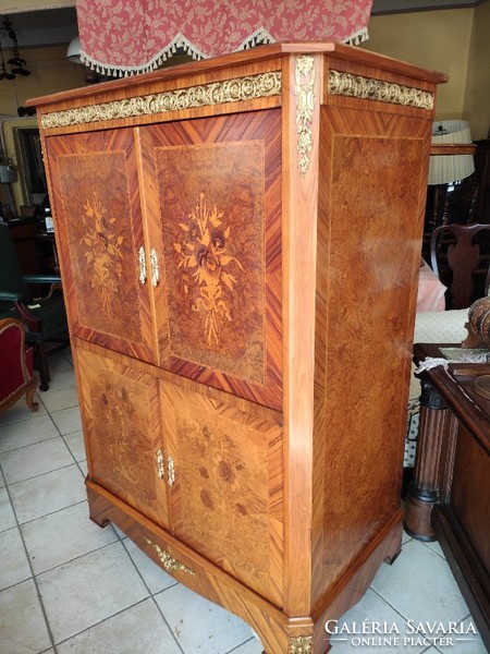 Empire style inlaid tv cabinet, small cabinet