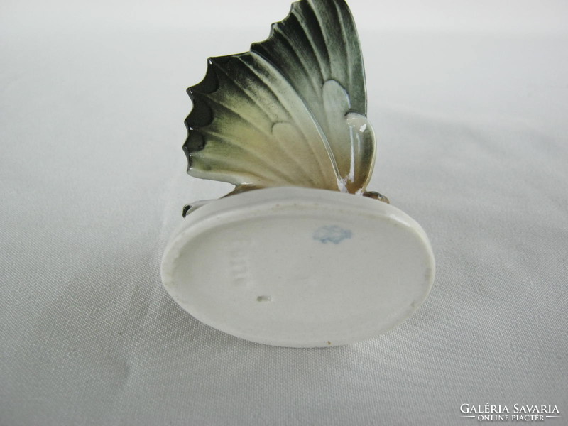 Retro ... Ens volkstedt porcelain butterfly butterfly